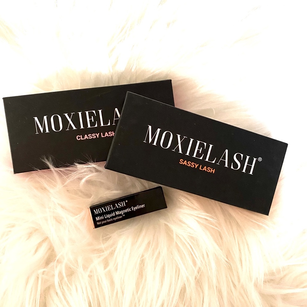 Moxie lashes and glue